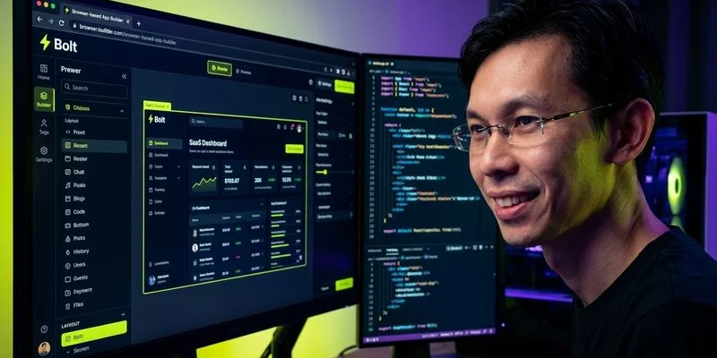 Bolt.new browser builder