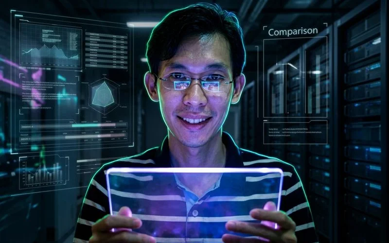 AI search optimization strategy showing comparisons third-party mentions and structured data approaches