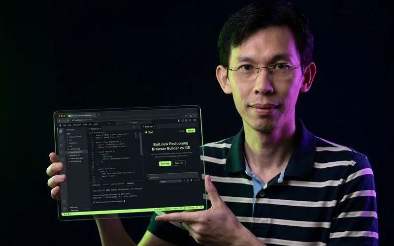 Bolt.new positioning compared to browser builders and IDE tools