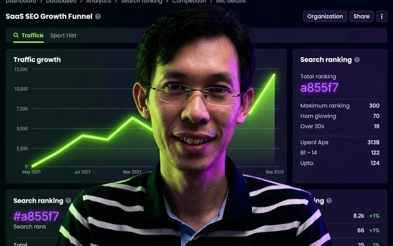 SaaS SEO growth funnel from technical foundations to first 1000 users