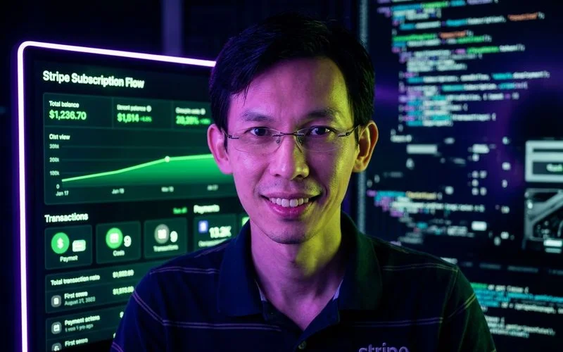 Stripe payment flow architecture for SaaS subscription billing