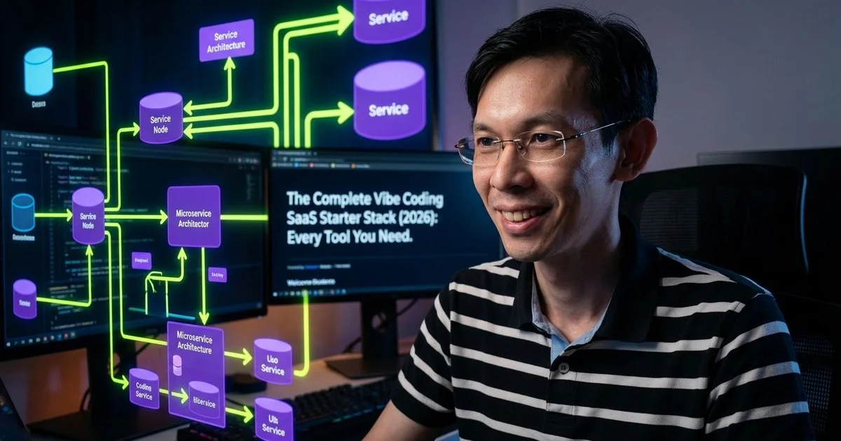 The Complete Vibe Coding SaaS Starter Stack (2026): Every Tool You Need