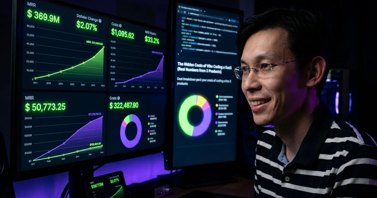 The Hidden Costs of Vibe Coding a SaaS (Real Numbers from 3 Products)