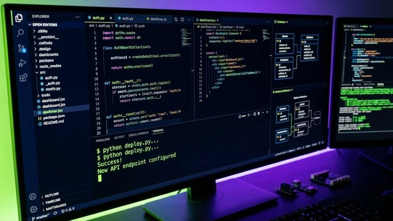 Cursor editor interface showing multi-file editing